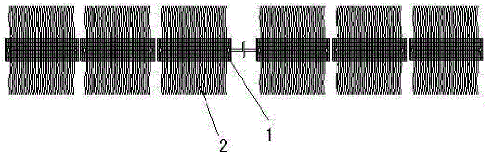Deformable carbon fiber ecological grass fabric, weaving method and weaving device
