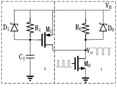 High-voltage gate driving circuit module with resistance to interference of common mode power noises