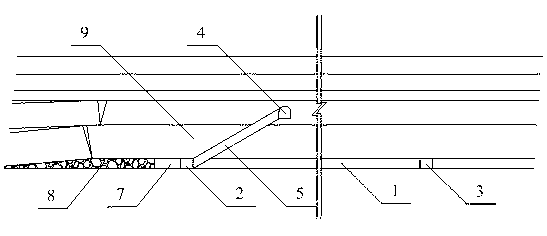 Arrangement method for precracking roof for roof-cutting roadway