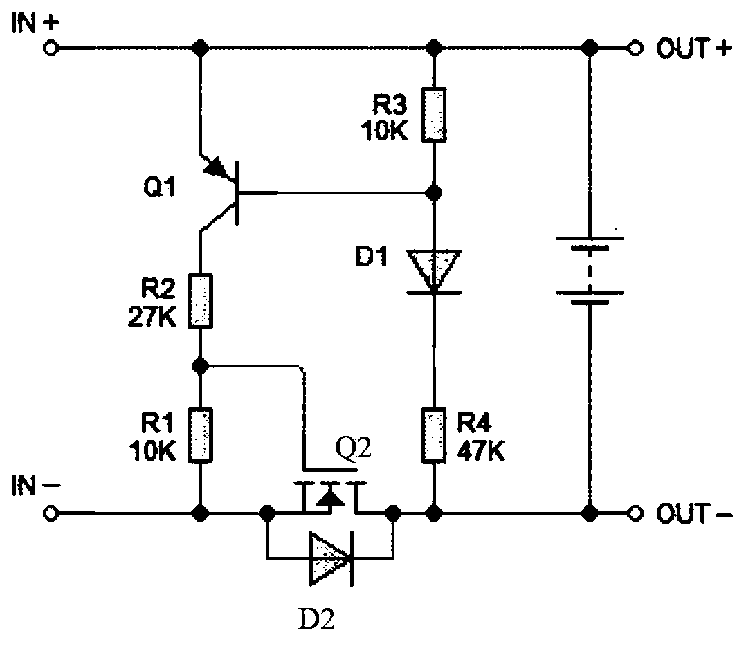 Cell reversal-connection protection circuit