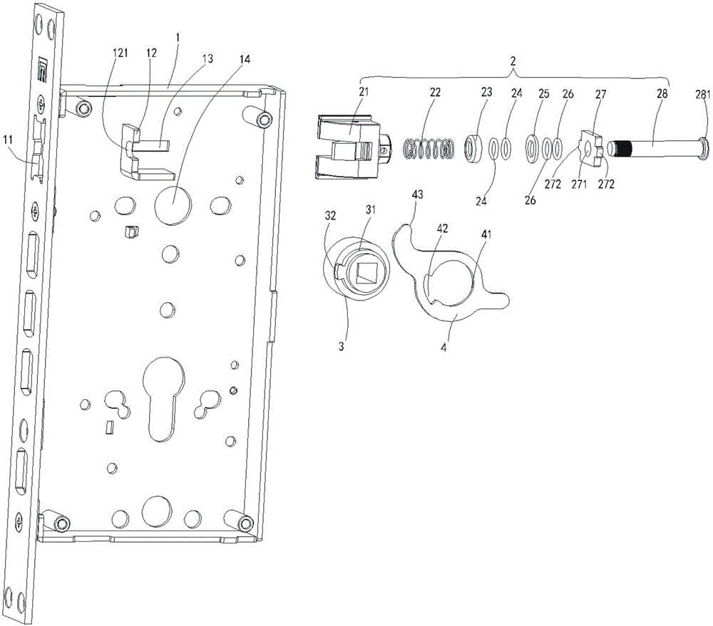 Noise reducing mechanism of inclined tongue assembly