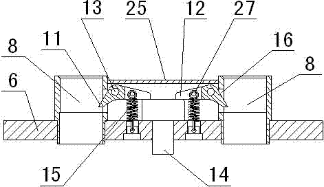 Movable connector with self-locking device