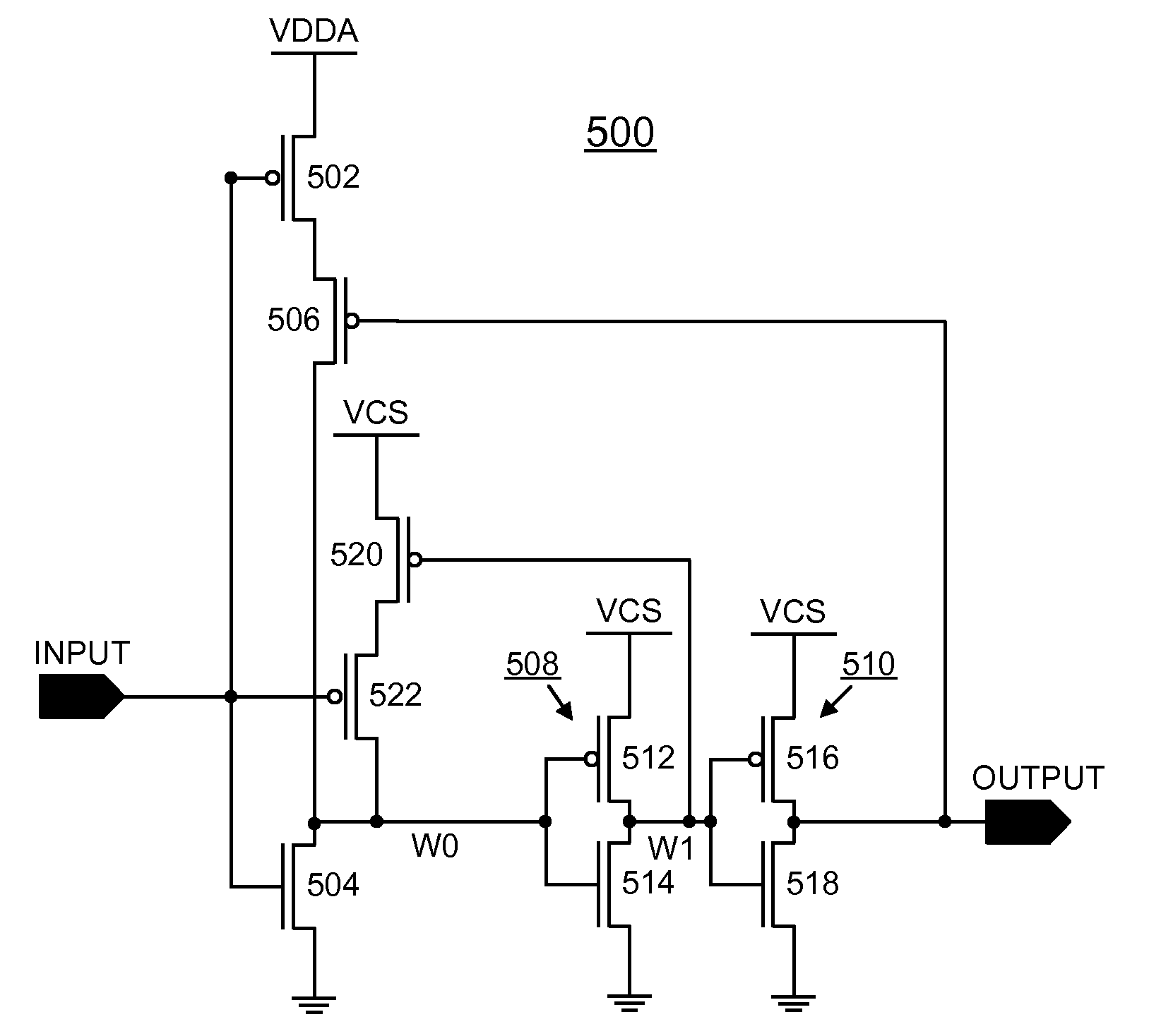 Implementing low power level shifter for high performance integrated circuits