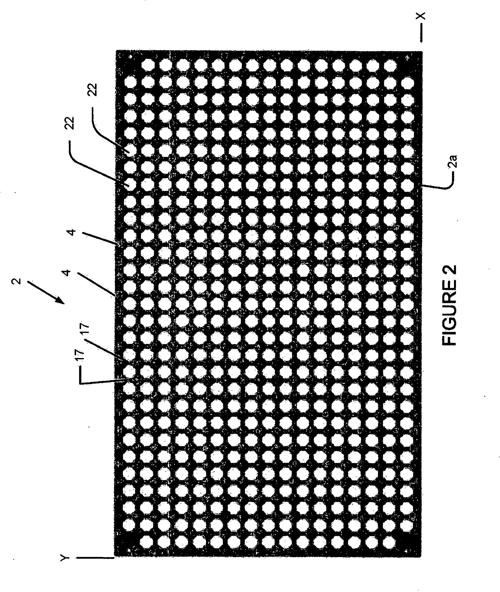 LED assembly with vented circuit board
