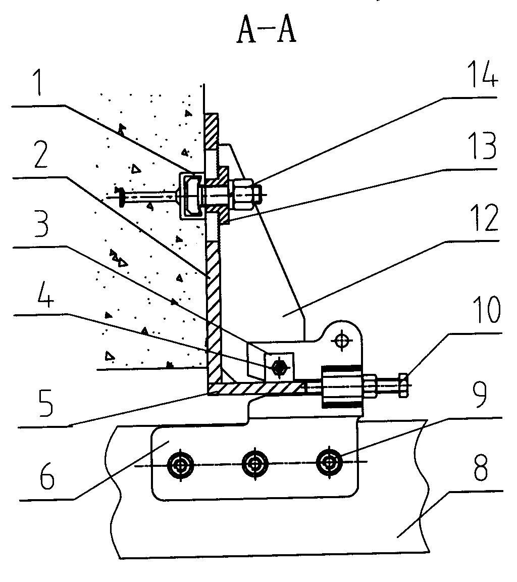 Three-dimensional adjusting type hanging device for unit curtain