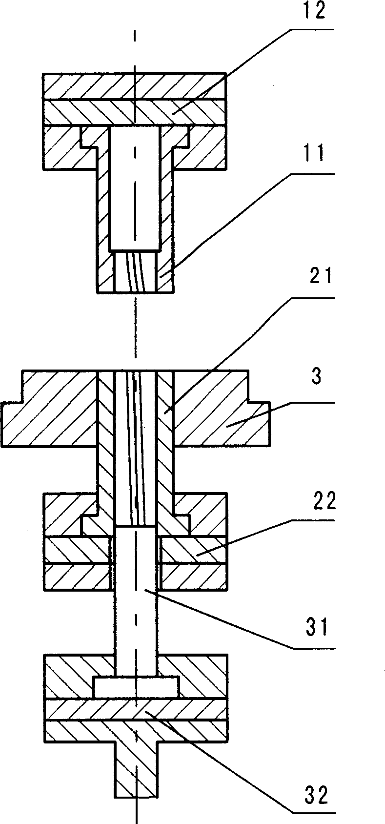 Powder metallurgy internal hilical gear, and its manufacturing method and die using same method