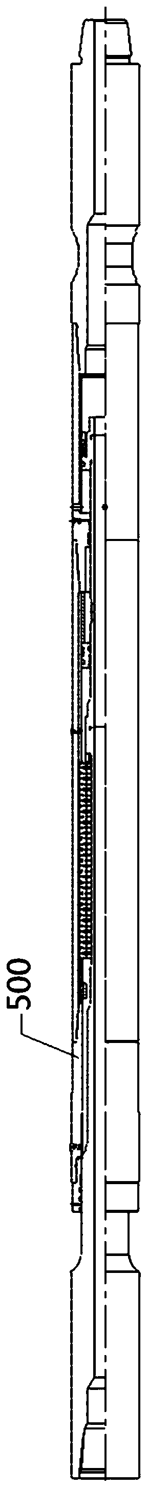 Torsion pendulum type low-pressure-loss backing-pressure-reducing while-drilling tool and work method thereof