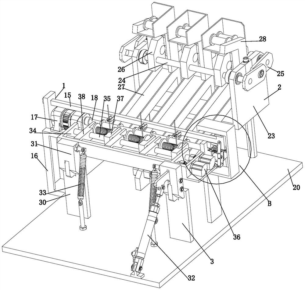 A kind of textile yarn post-processing equipment and processing technology