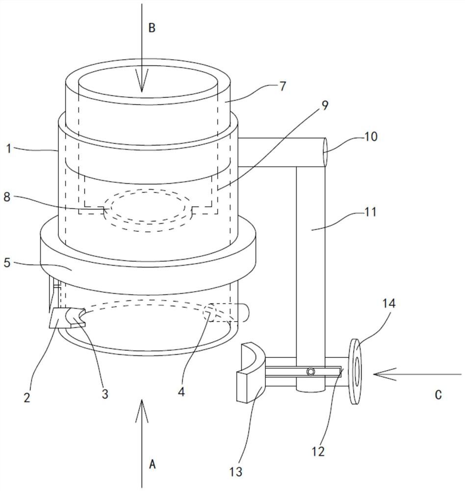 An ampoule bottle safety standard breaking device and using method thereof