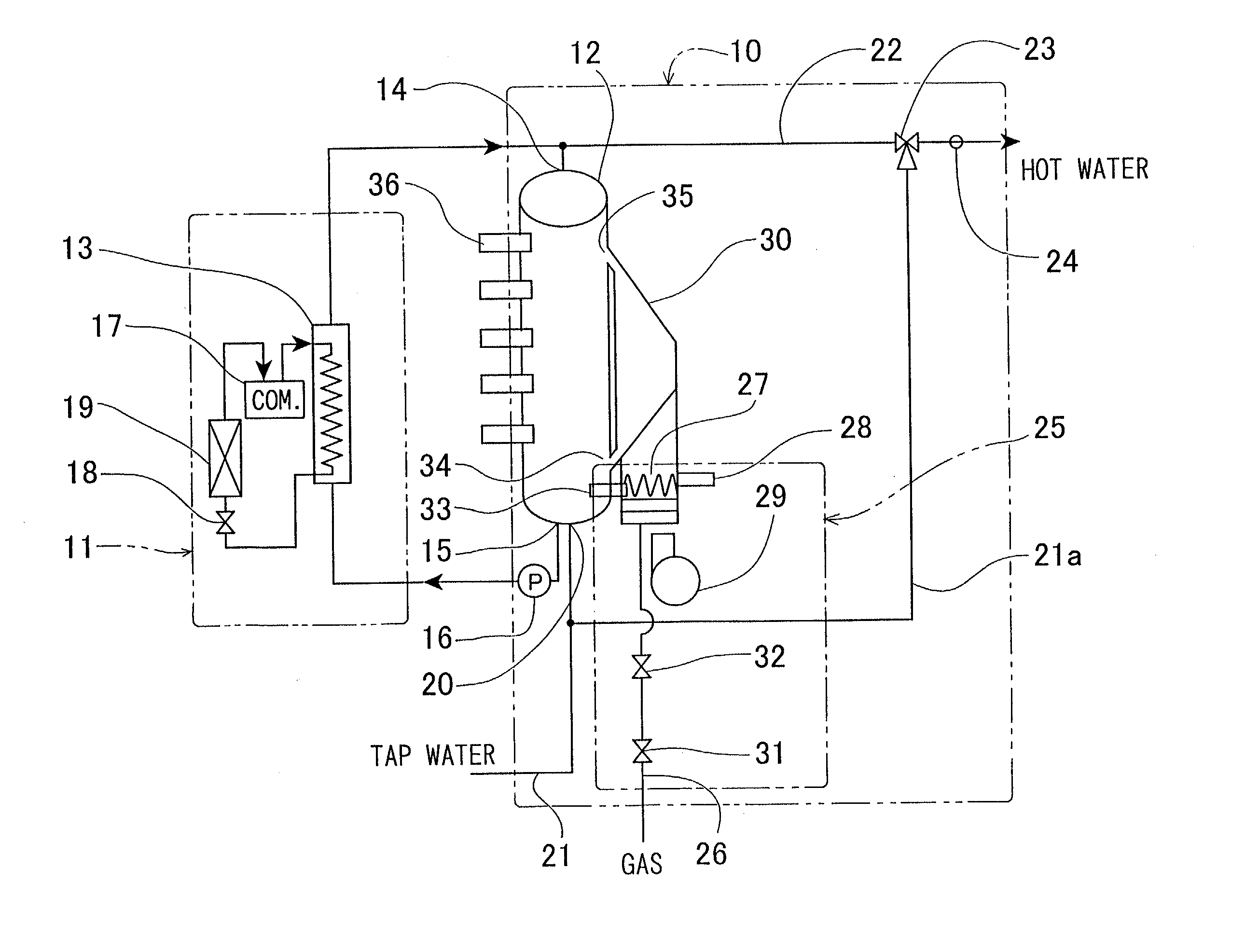 Hybrid water heater with electrical heating unit and combustor
