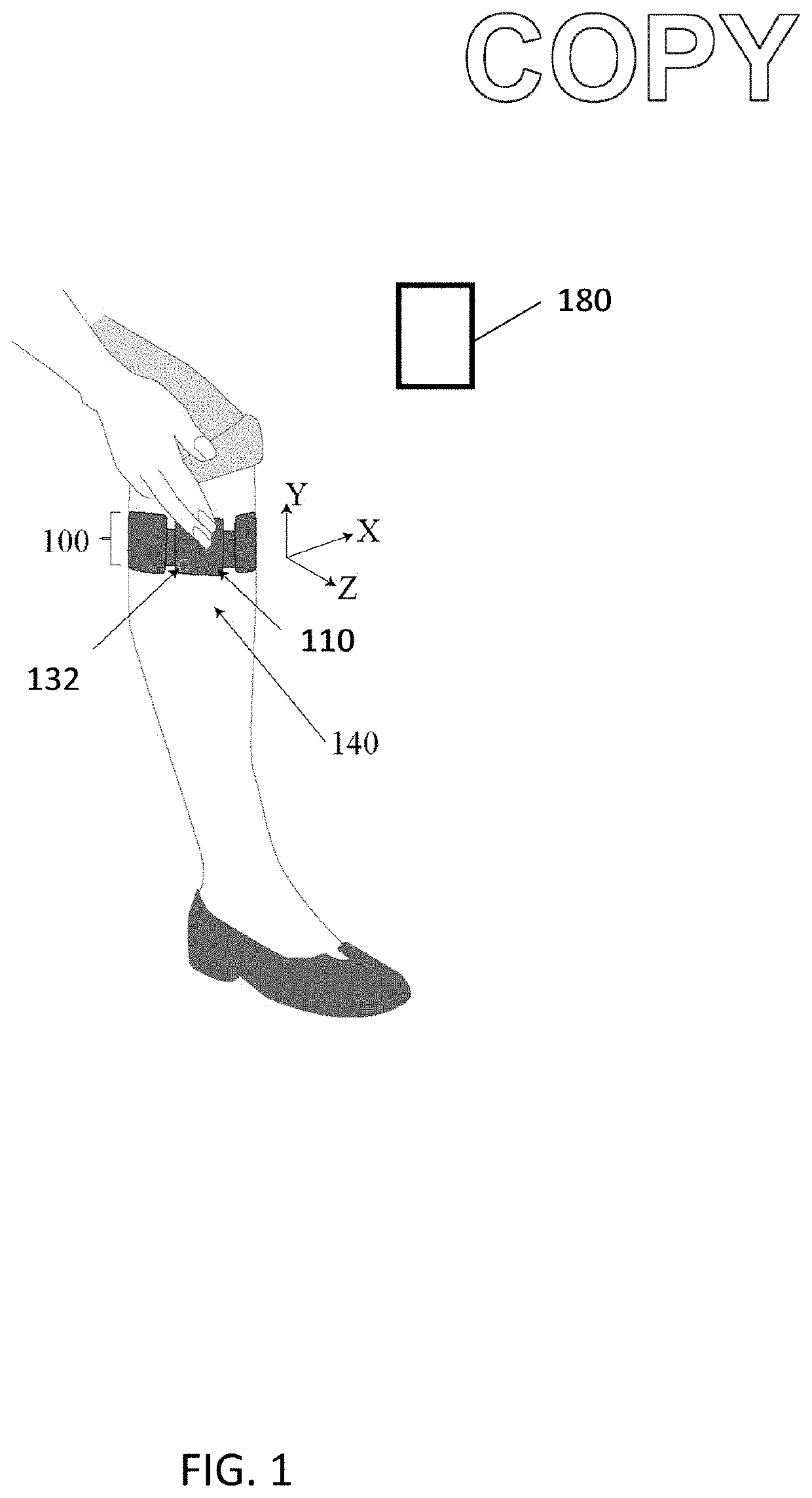 Apparatus and method for button-free control of a wearable transcutaneous electrical nerve stimulator using interactive gestures and other means