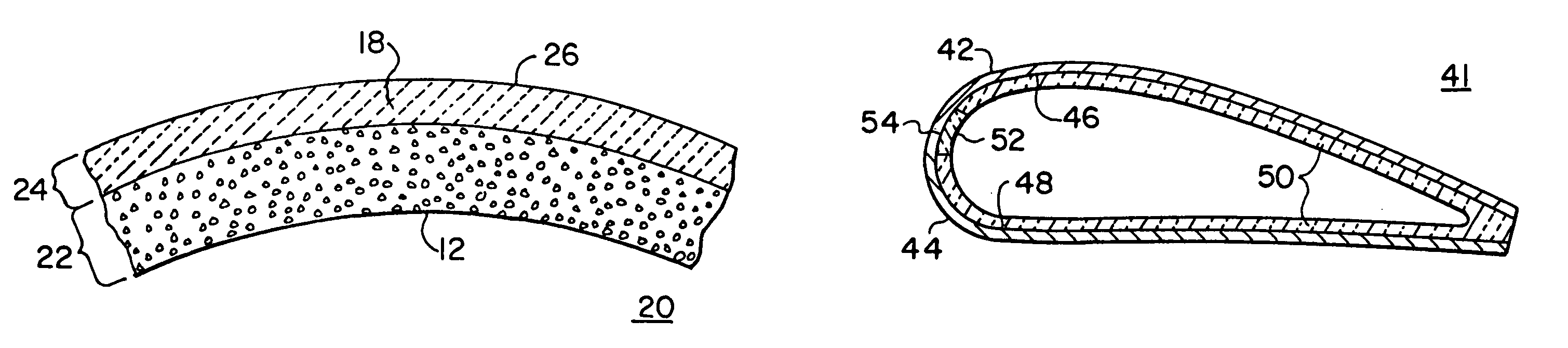 Composite structure formed by CMC-on-insulation process
