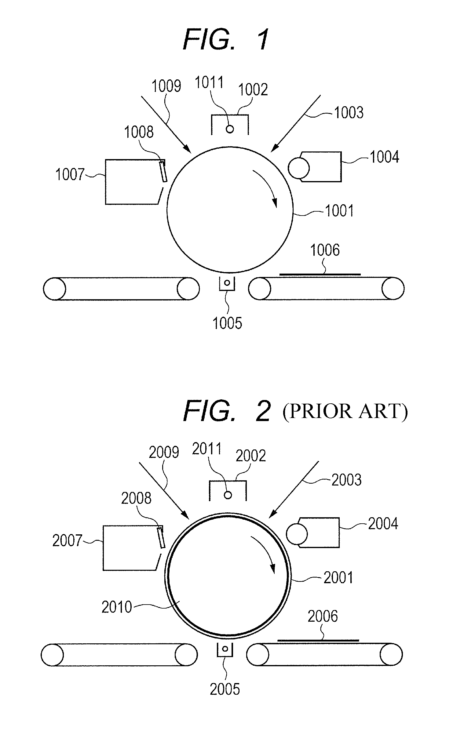 Electrophotographic apparatus having having temperature dependent photosensitive member