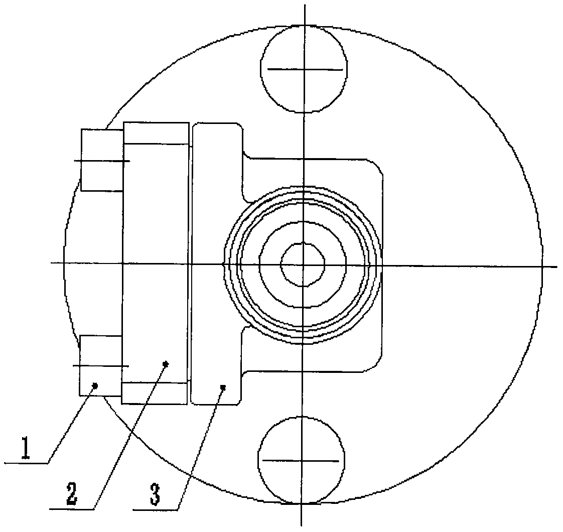 Flangeless thin-walled workpiece pressure test tool