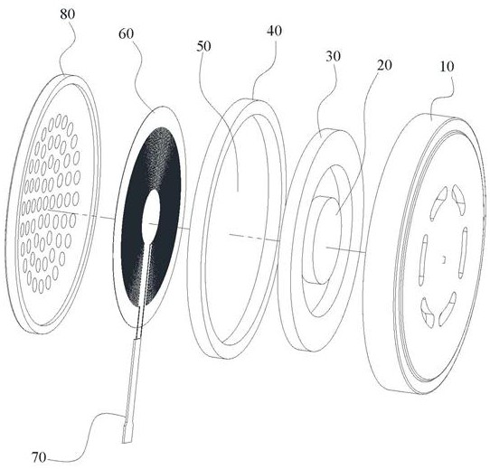 A printed coil, its manufacturing method and earphone receiver