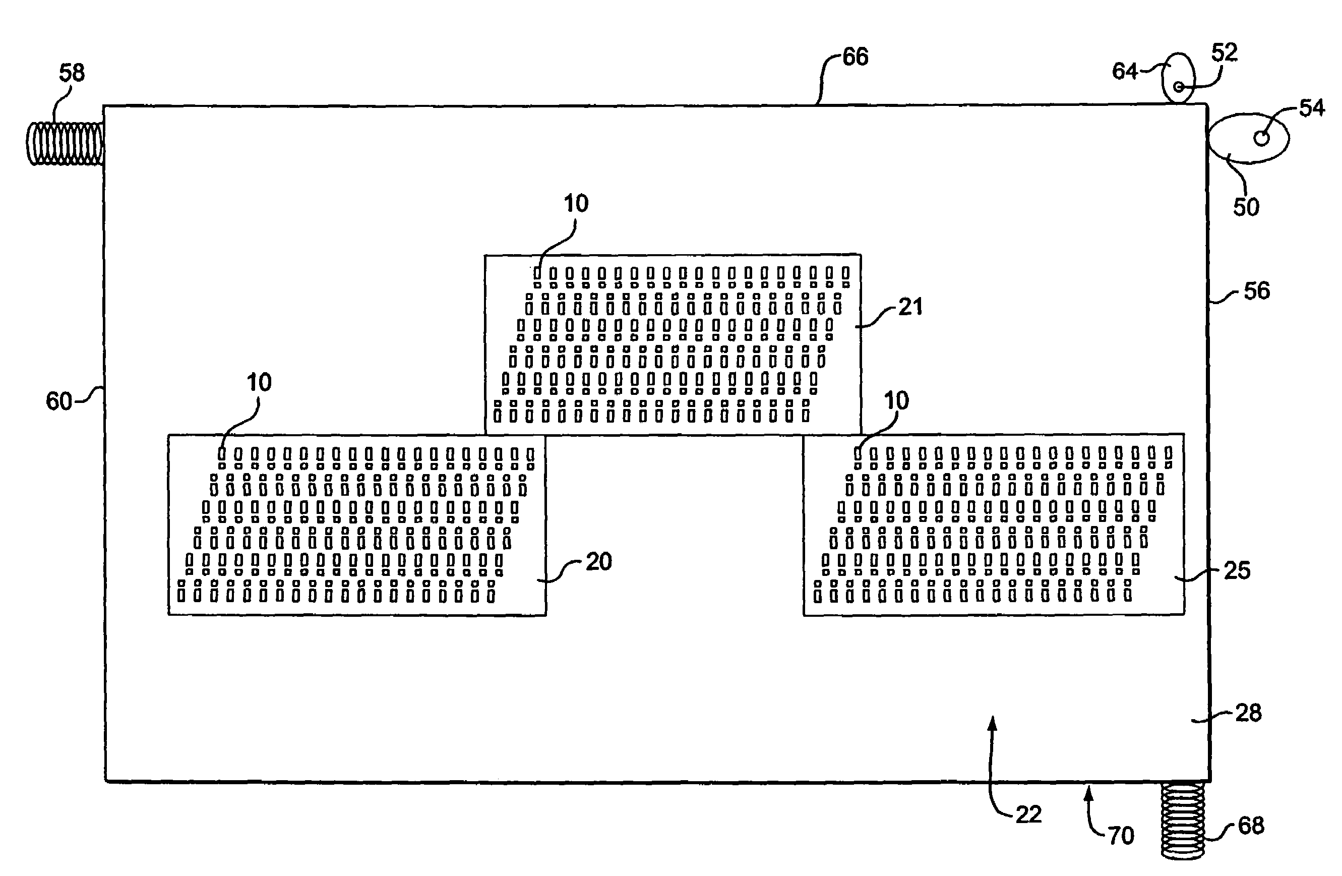 Light emitting apparatus and method for curing inks, coatings and adhesives