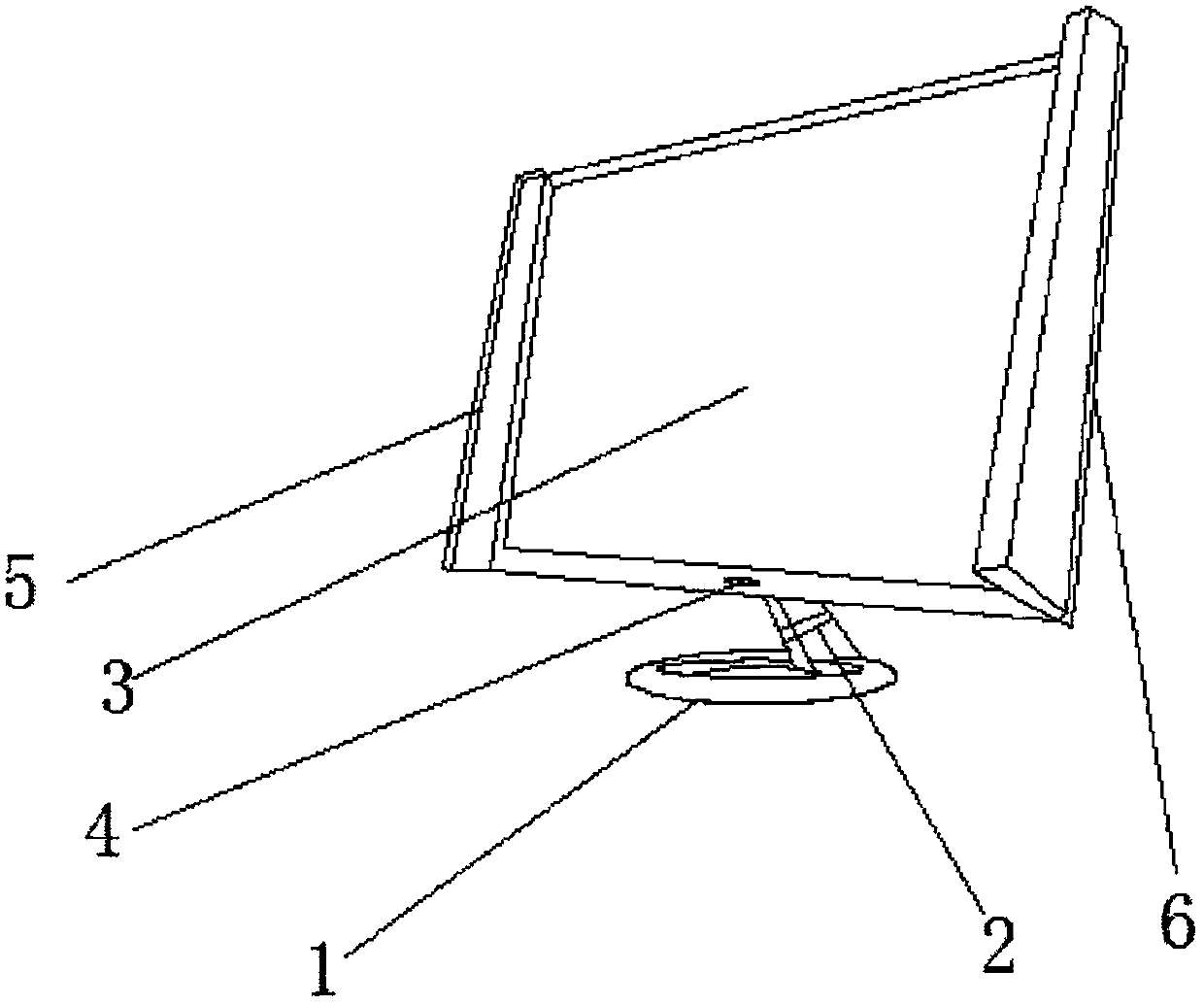 A display directly powered by a host