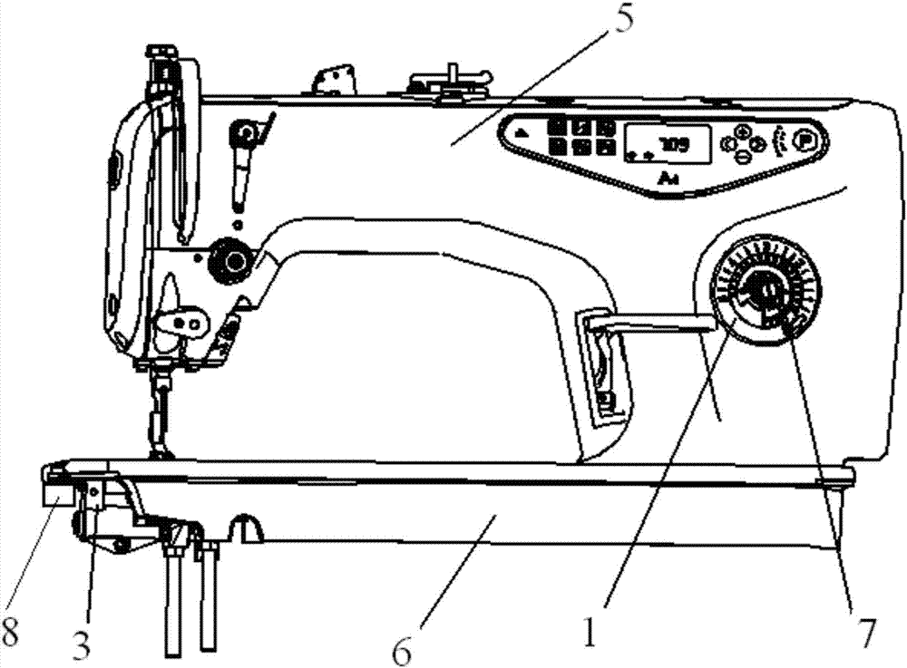 Sewing boundary automatic sewing system and sewing method