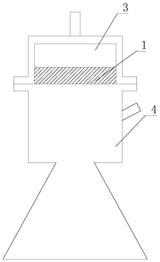 Anti-backfire nozzle and liquid rocket engine with the nozzle