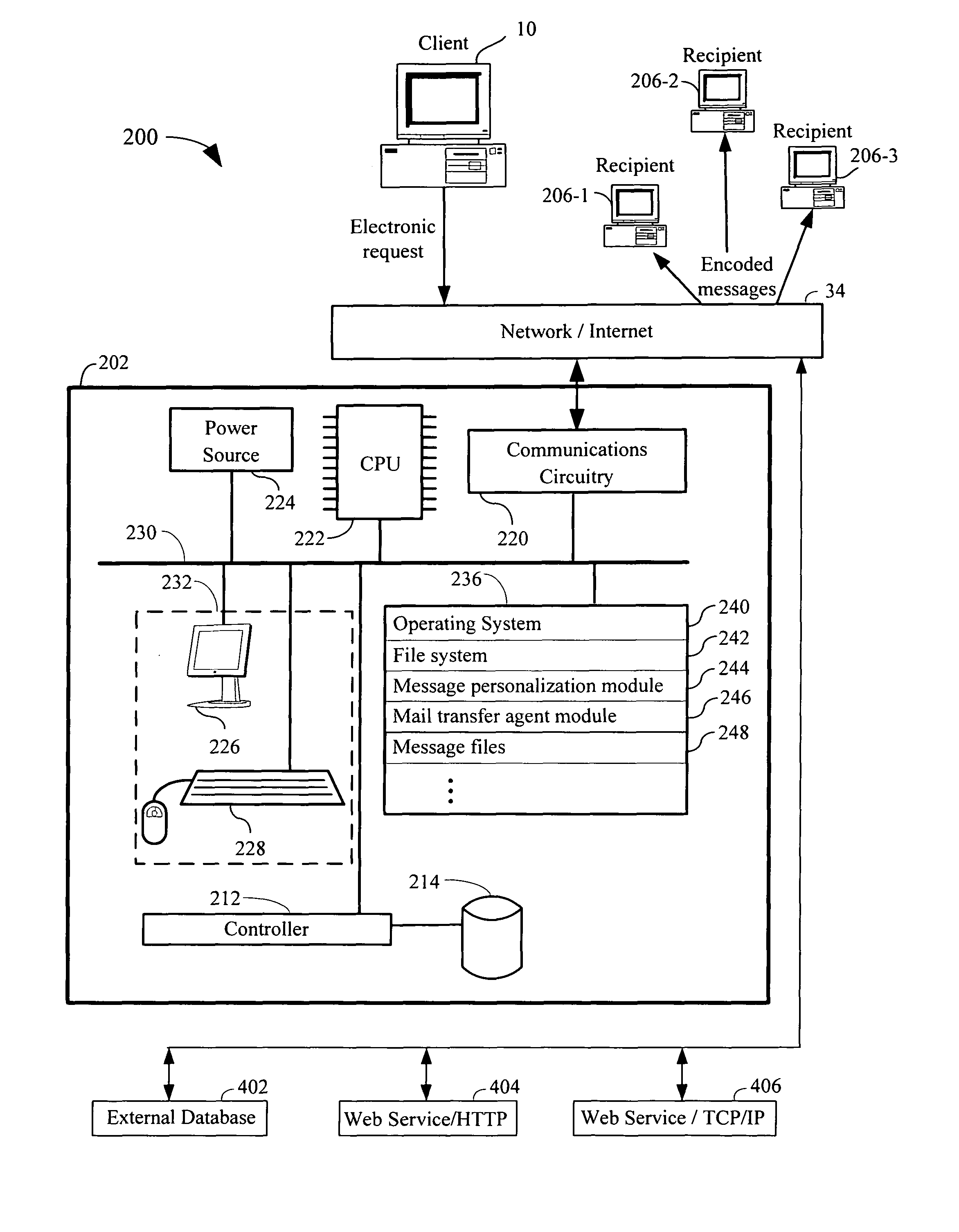 Systems and methods for communicating logic in e-mail messages