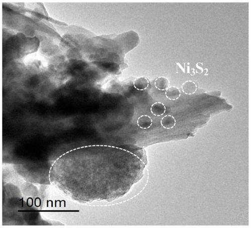Preparation method of Ni3S2/NiV-LDH heterogeneous nanocone electrocatalyst