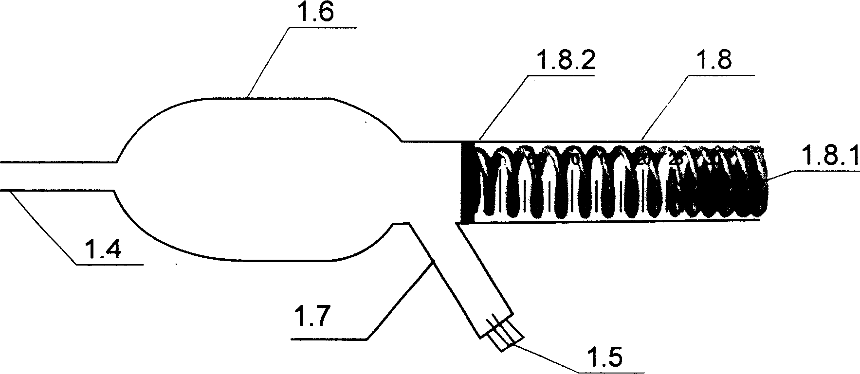 Biairbag trachea cannula