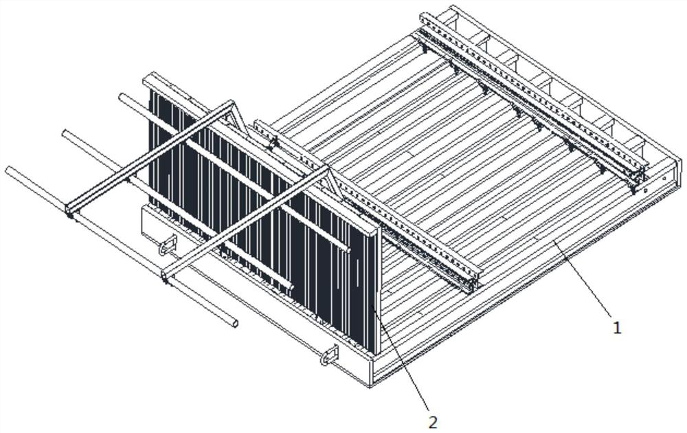 Variable-section cantilever formwork suitable for rapid construction and construction method adopting variable-section cantilever formwork