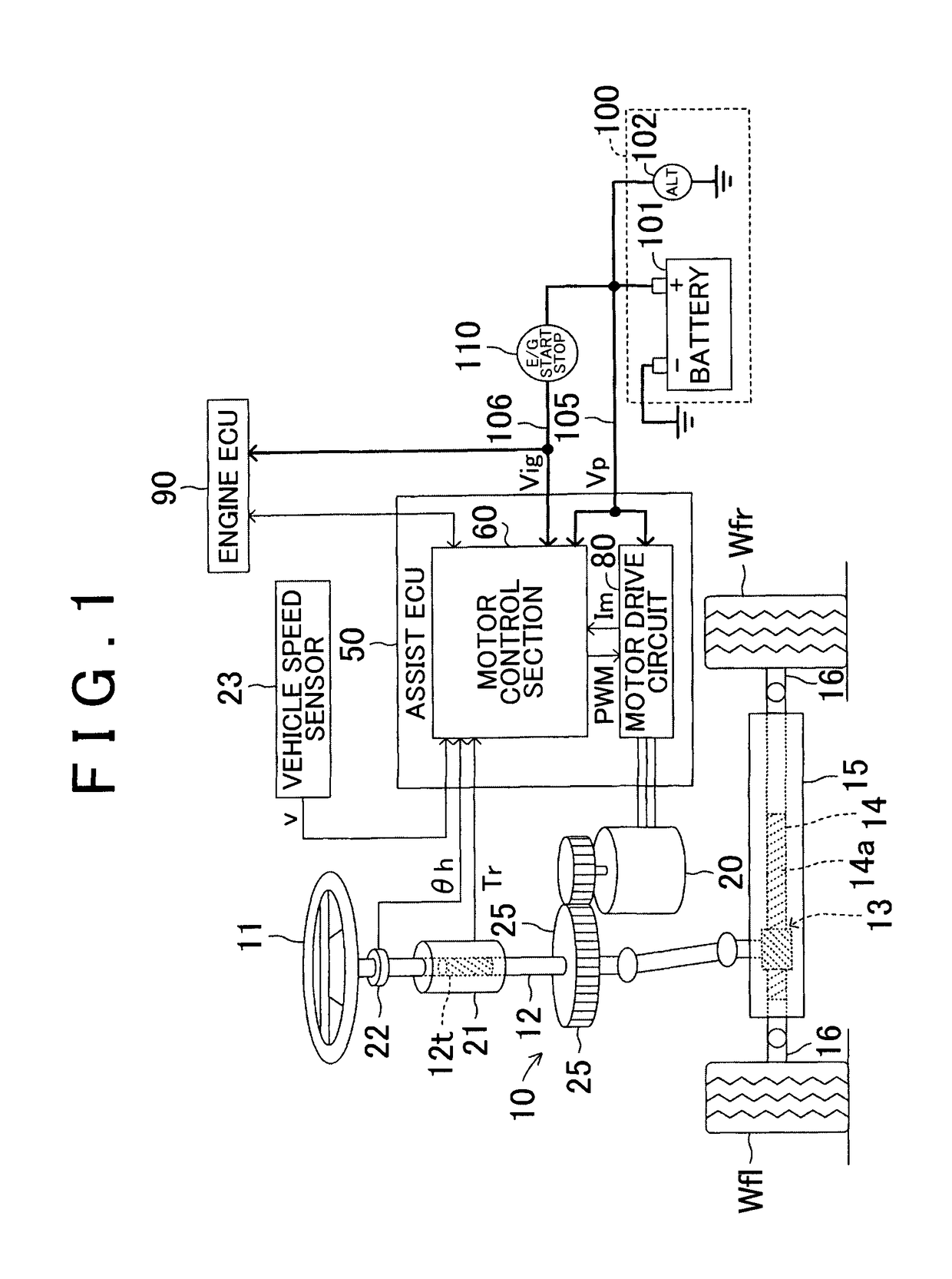 Electric power steering device and electric power steering system