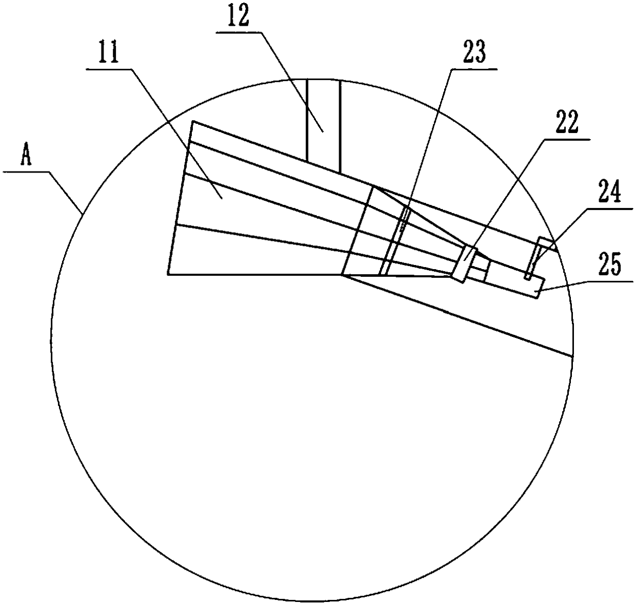 Advertisement printing device