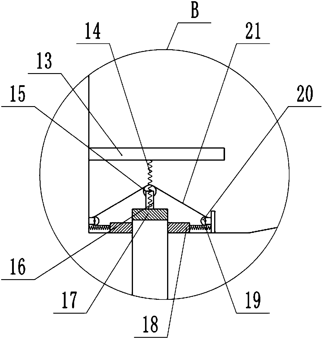 Advertisement printing device