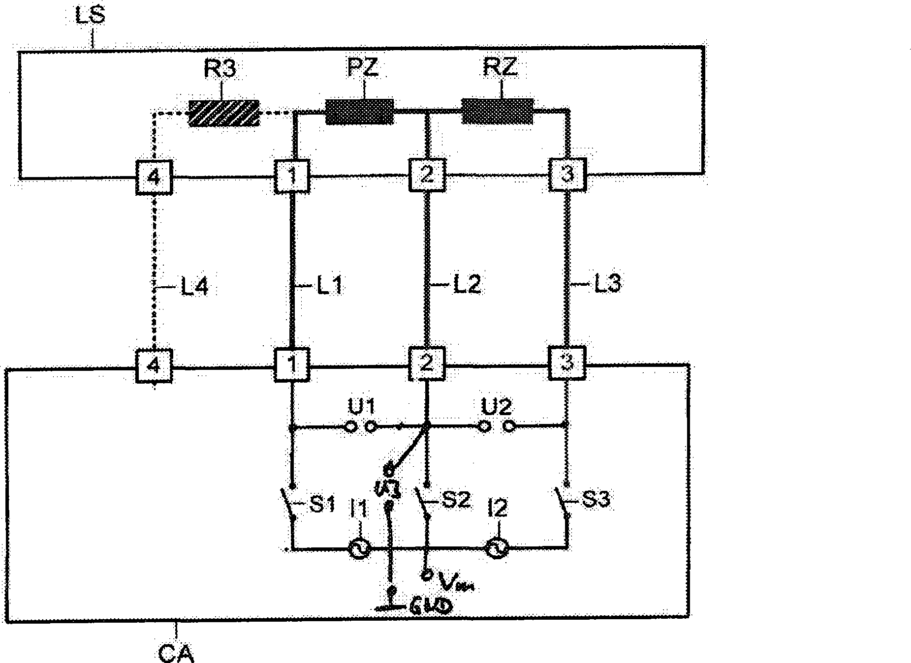 Method for diagnosing electrical contact connection of an exhaust gas sensor