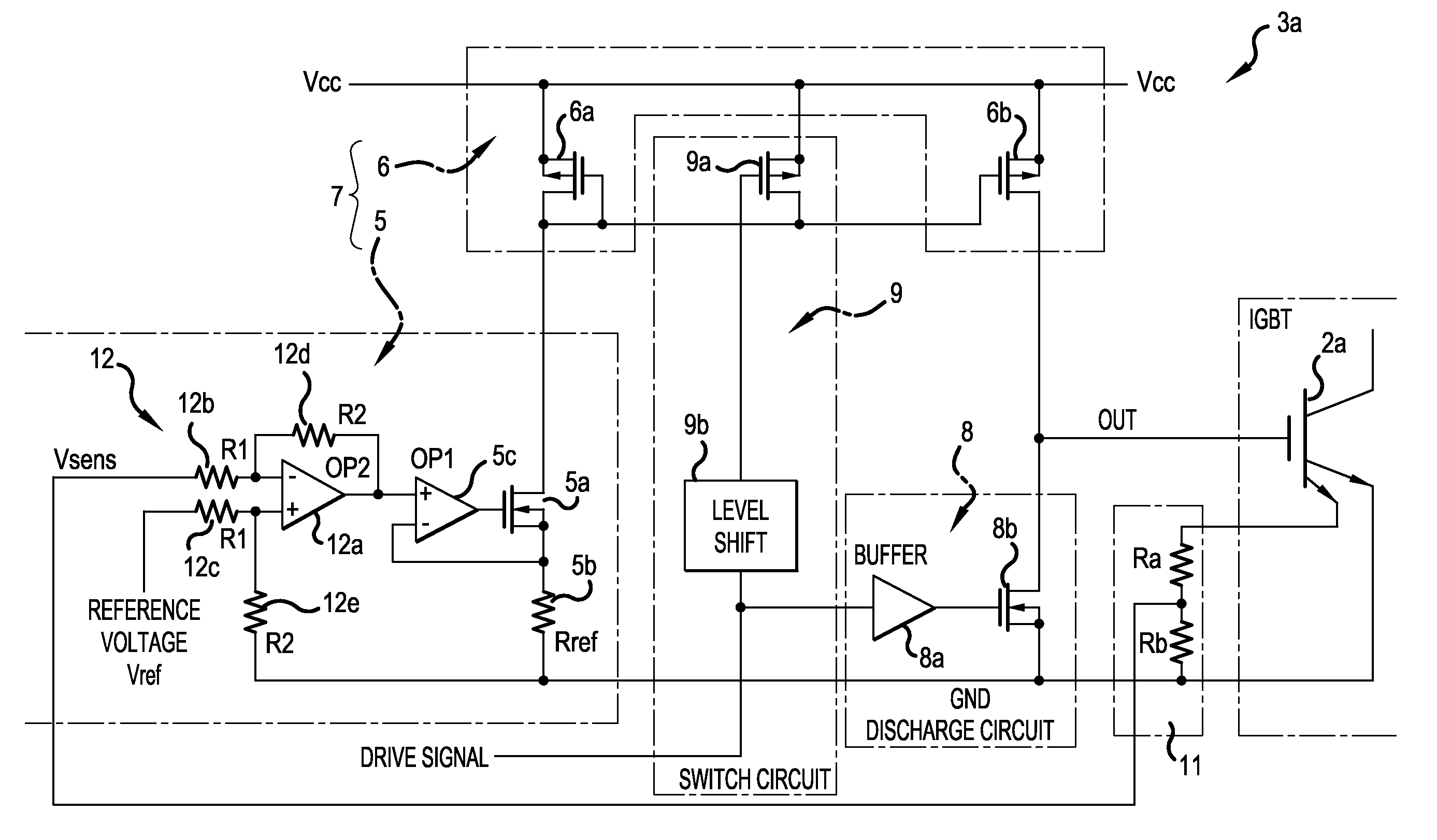 Insulated gate semiconductor element drive device