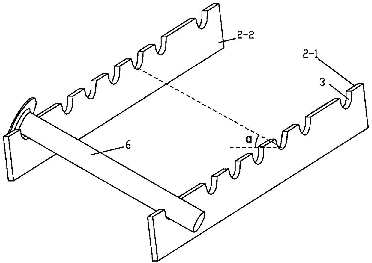 Measuring cylinder bracket for experiments in sucrose industry