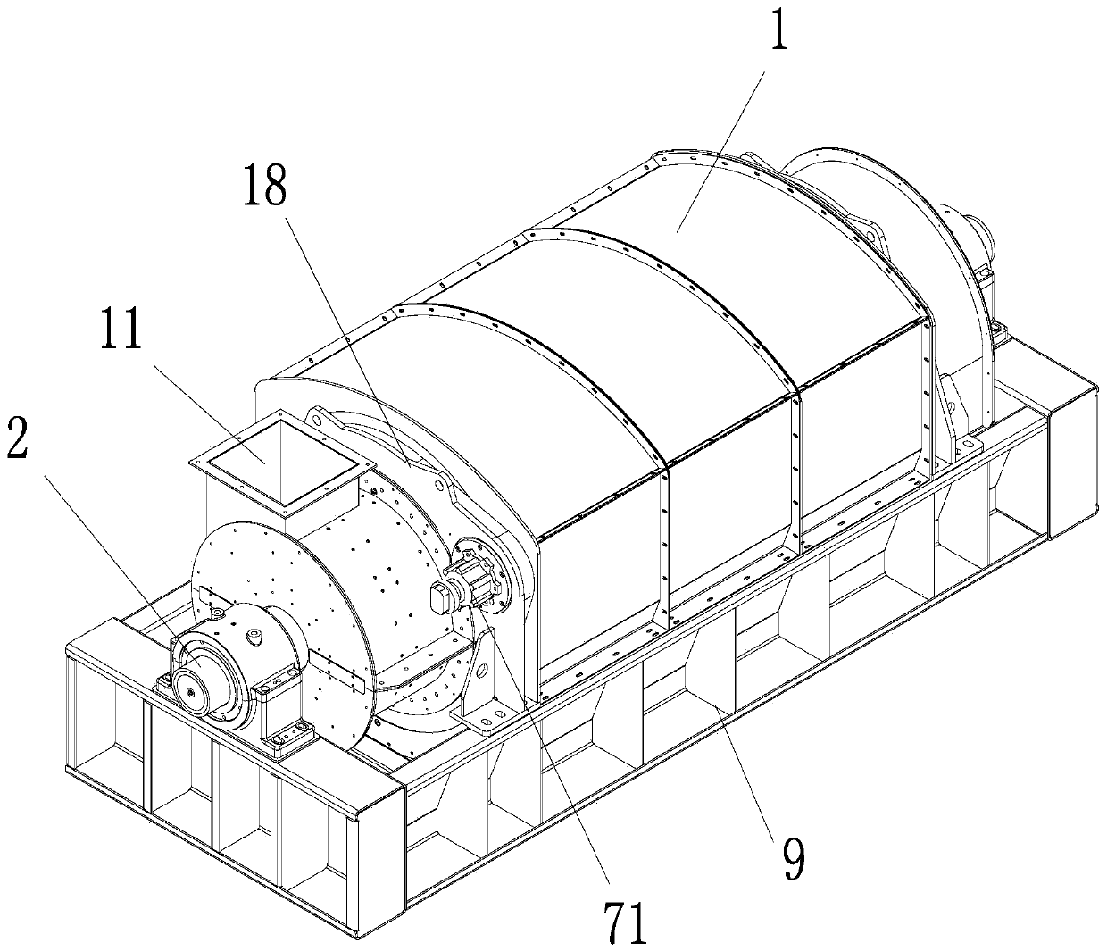 Kitchen waste and sludge collaborative treatment system and method