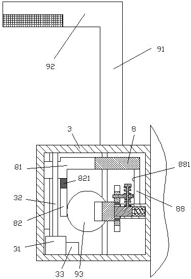 Water heater water outlet shower assembly capable of preventing power failure
