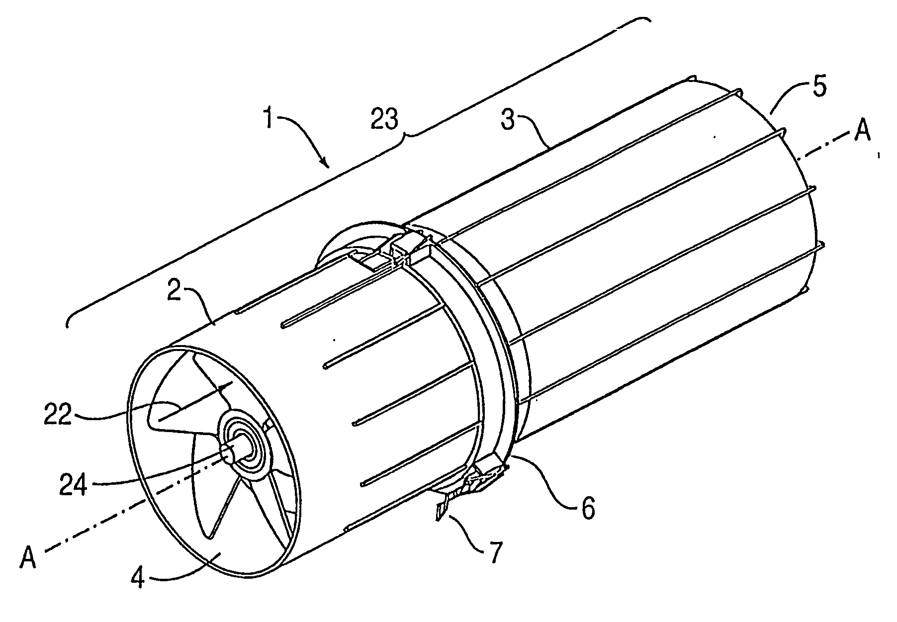 Powered air cleaning system and method of making same