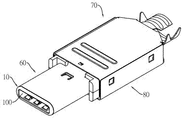 Plug electric connector