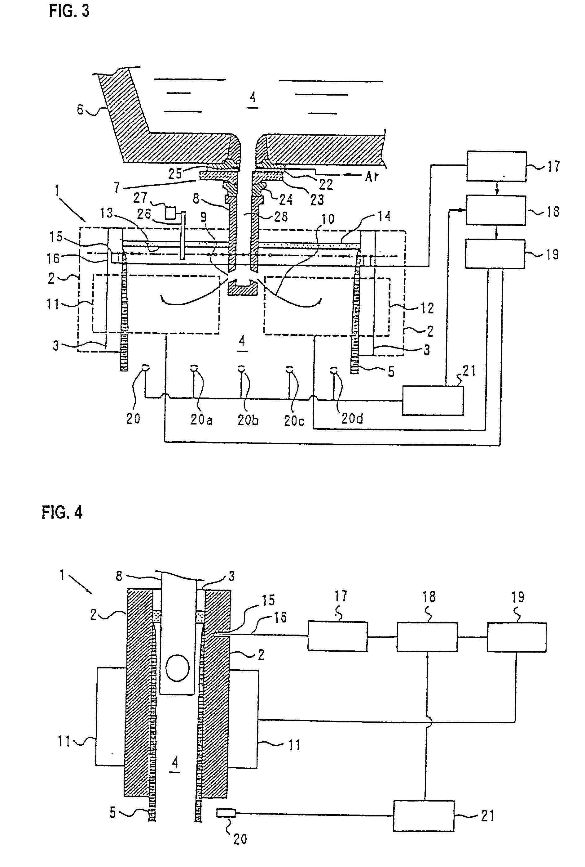 Method for estimating and controlling flow pattern of molten steel in continuous casting and apparatus therefor