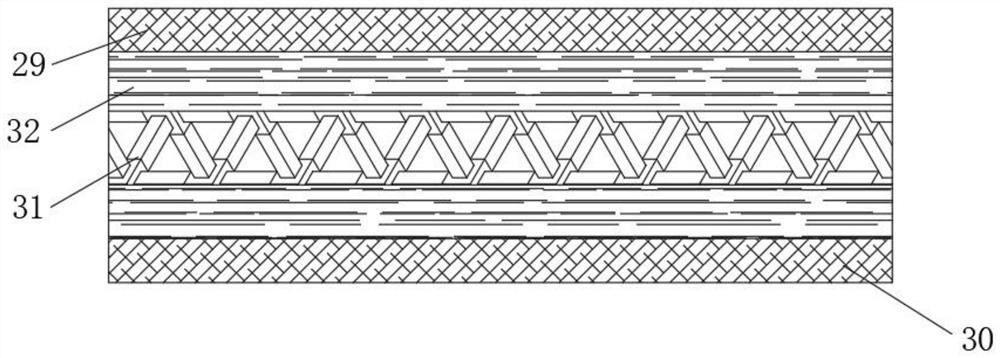 Polymer composite paperboard and production equipment thereof