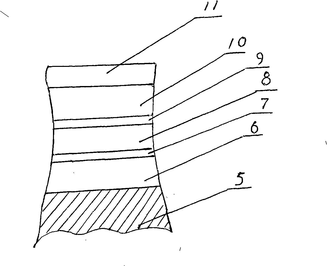 Heat-collecting tube with solar energy selective absorption coating and manufacturing method thereof