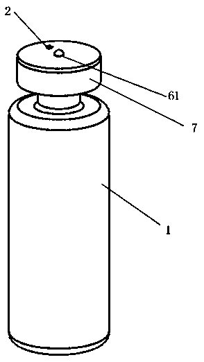 Container for keeping easily oxidized mixed content objects