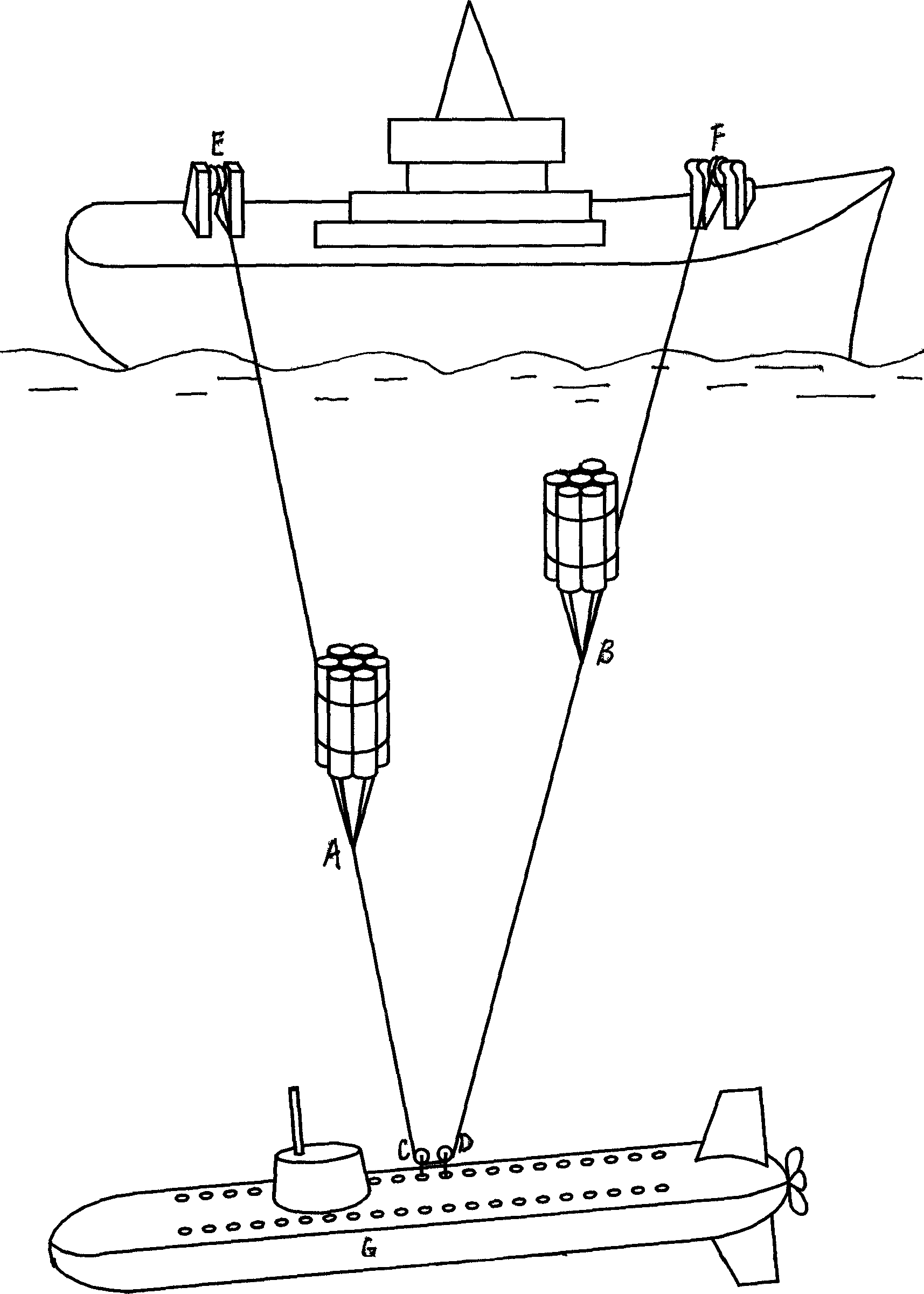 Energy-accumulating hoist method for raising sunken ship or hoisting ultra-long or ultra-weight object