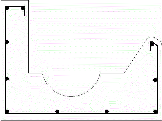 Earth shoulder blind ditch system for pavement edge centralized drainage