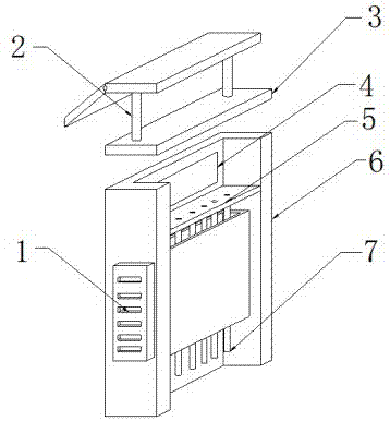 Industrial machinery-based electric cabinet heat exchanger