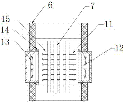 Industrial machinery-based electric cabinet heat exchanger