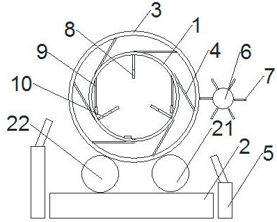 Rotary kiln for josephinite reduction and manufacturing method thereof