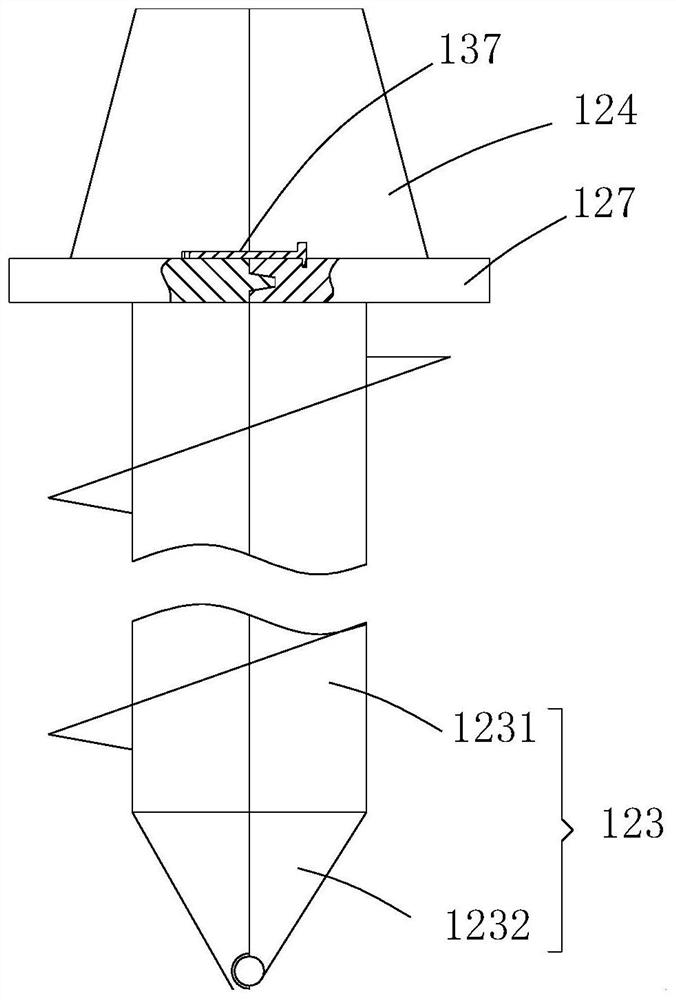 A separate vegetation planting auxiliary device and method suitable for soft soil