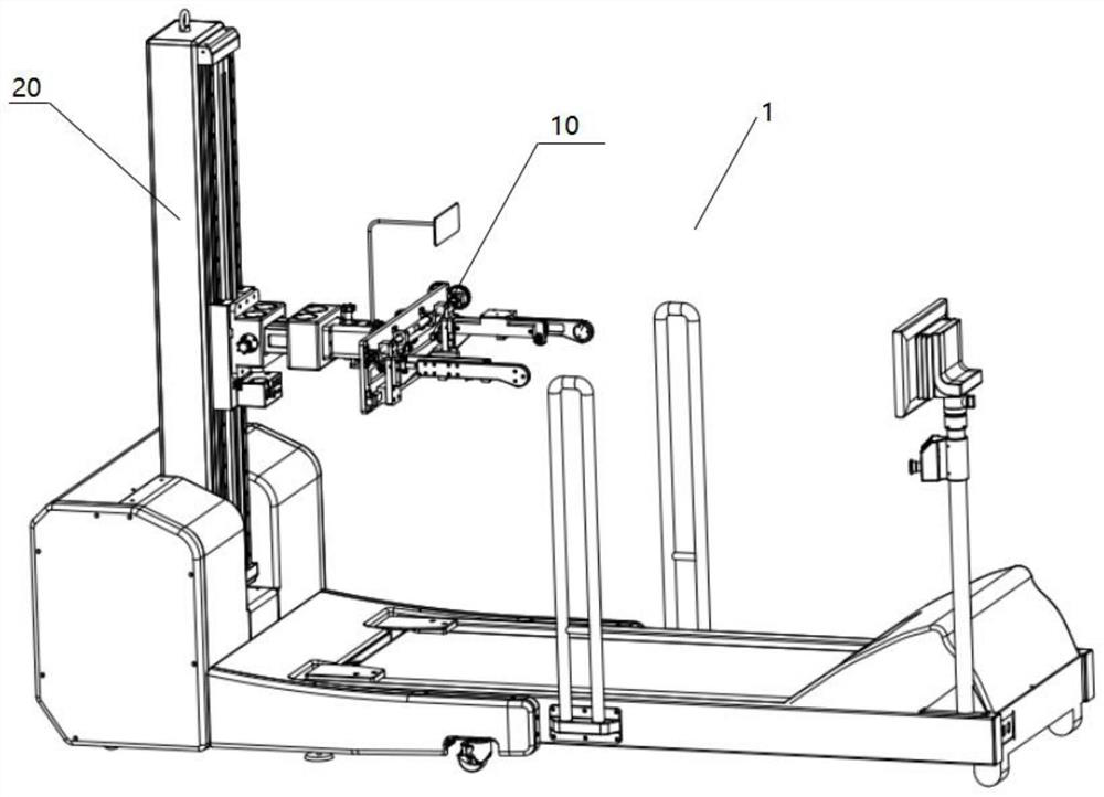 Weight reduction supporting mechanism and lower limb rehabilitation robot comprising same