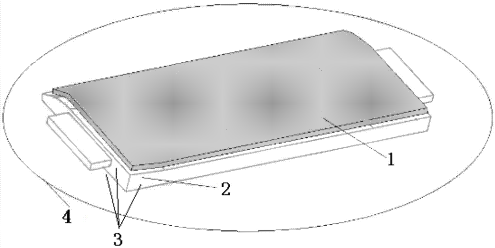 Molded surface detection method for non-rigid irregular composite material component