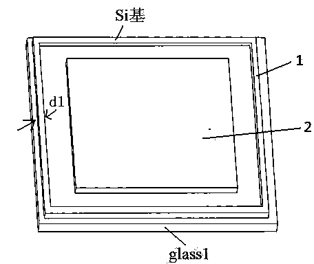 Waterproof wafer-level package method aiming at glass-silicon-glass sandwich structure